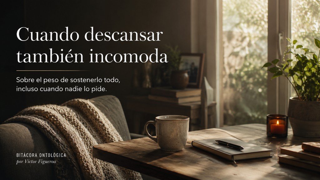 Cuando descansar también incomoda